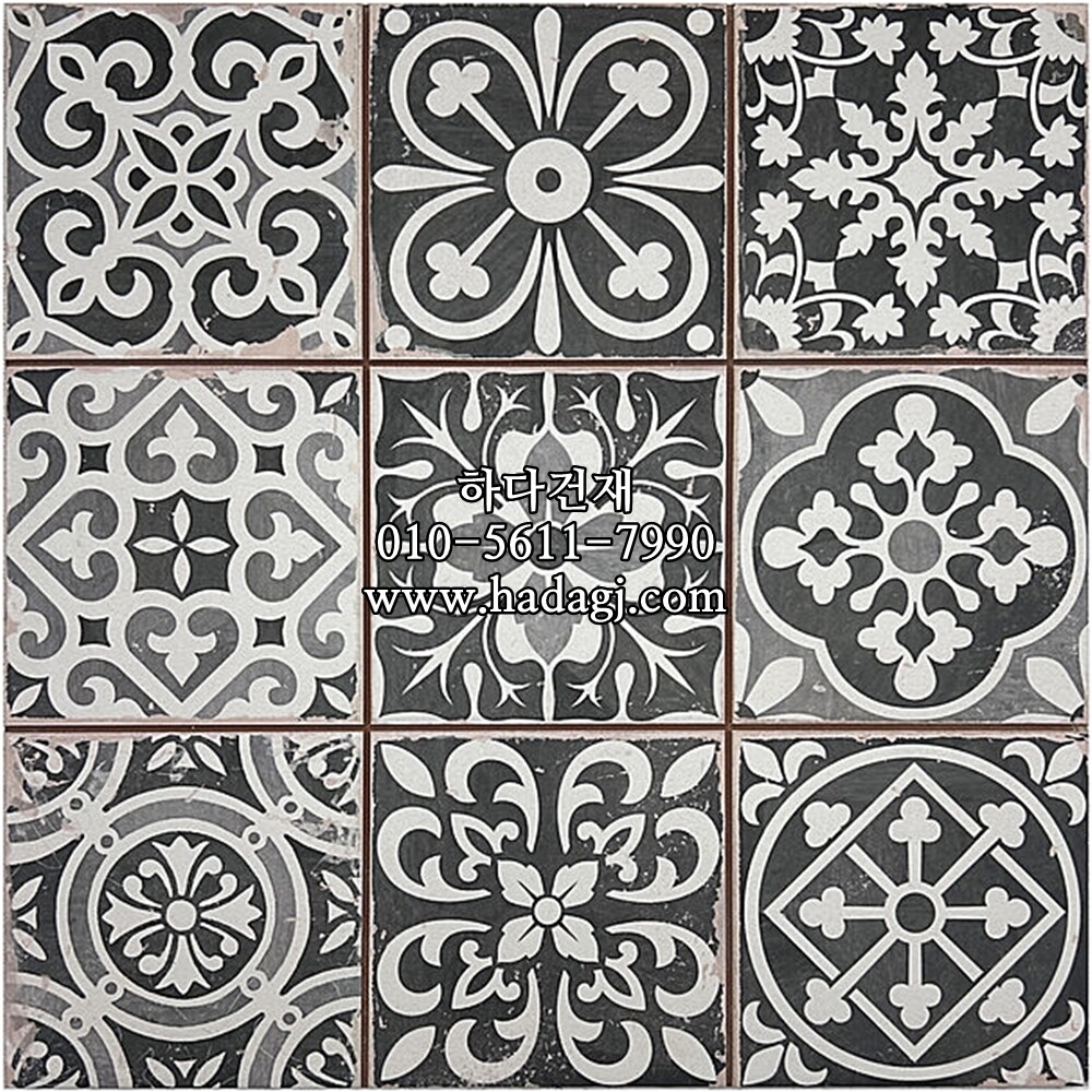 패턴 세라믹타일 FS FAENZA-N 330x330X9.5T / 하다건재 스페인타일