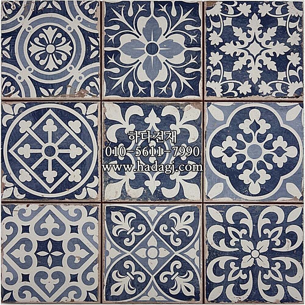 패턴 세라믹타일 FS FAENZA-A 330x330X9.5T / 하다건재 스페인타일