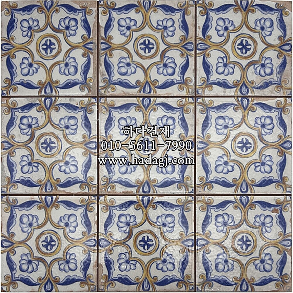 패턴 세라믹타일 FS ATRANI LT 330x330X9.5T / 하다건재 스페인타일
