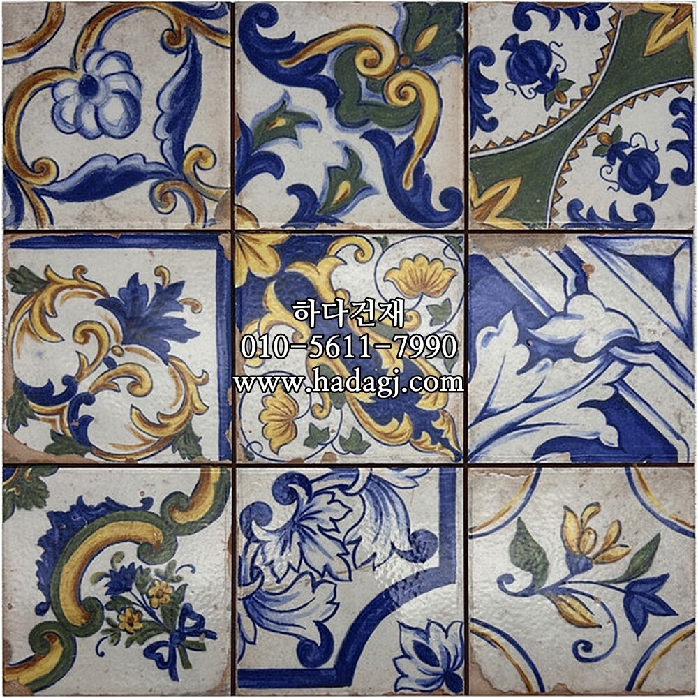 패턴 세라믹타일 FS AMALFI LT 330x330X9.5T / 하다건재 스페인타일
