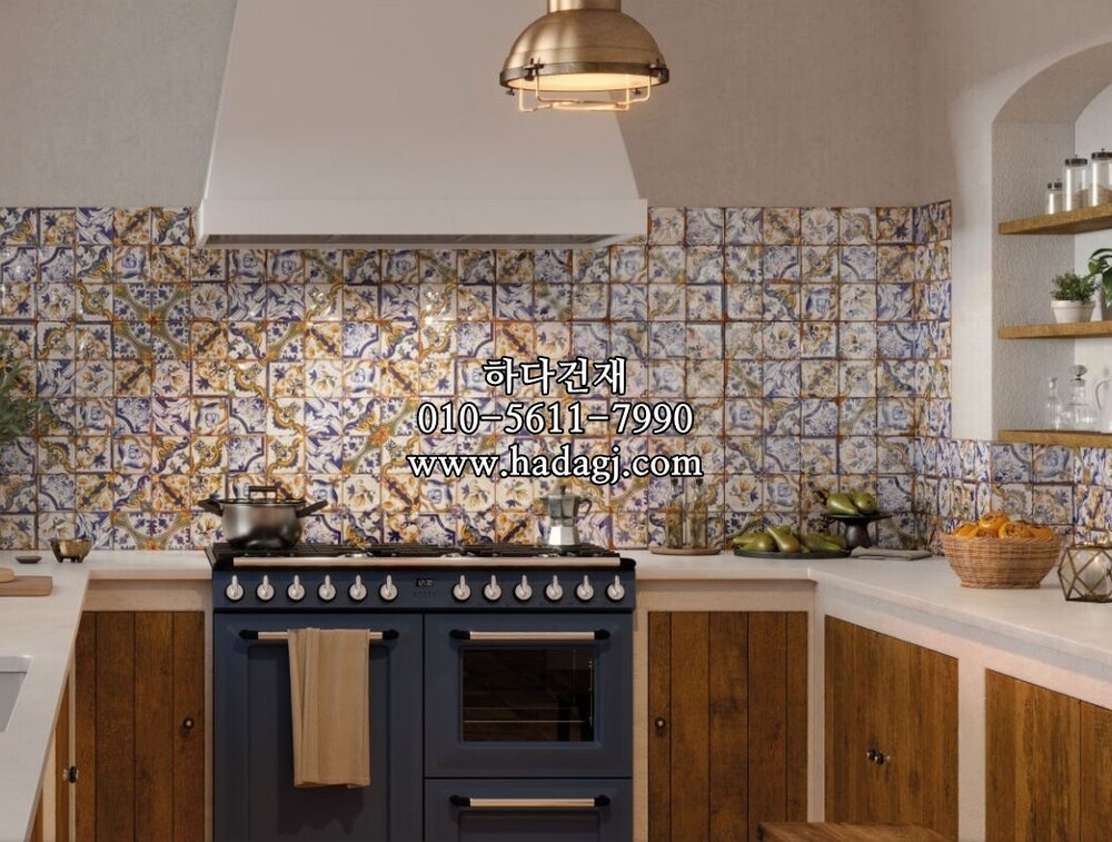 패턴 세라믹타일 FS AMALFI LT 330x330X9.5T / 하다건재 스페인타일