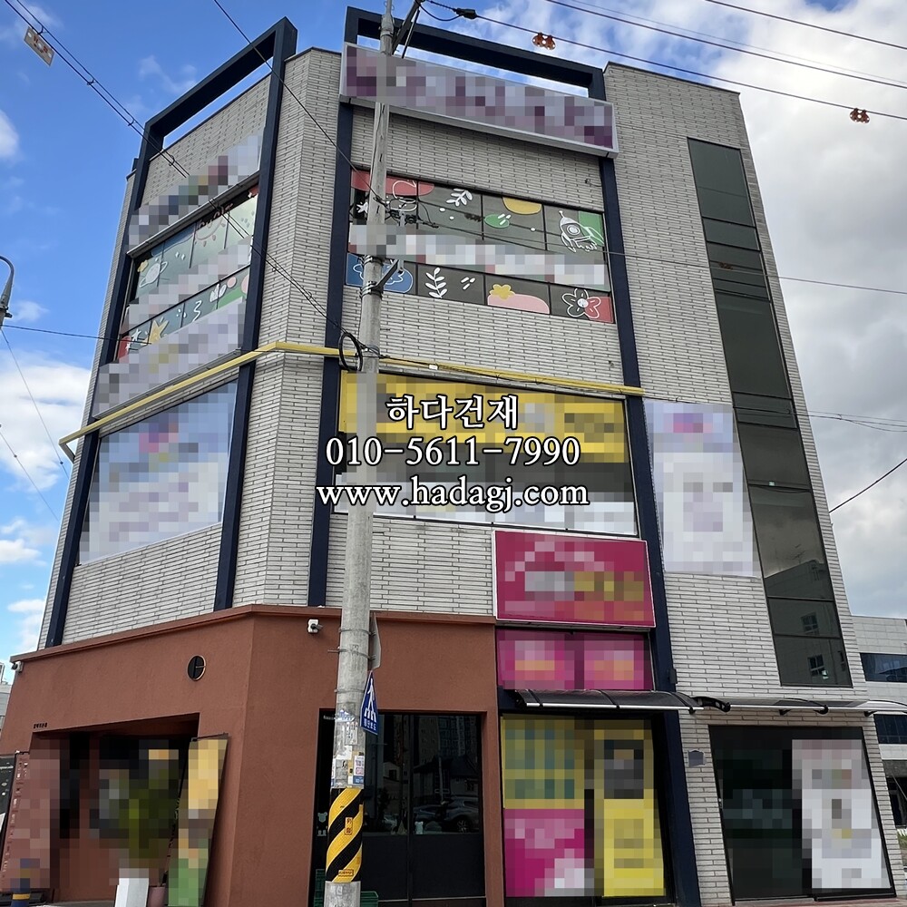 모노타일 롱브릭 490x53x17T 그레이 / 하다건재 와이드벽돌타일 시공사례