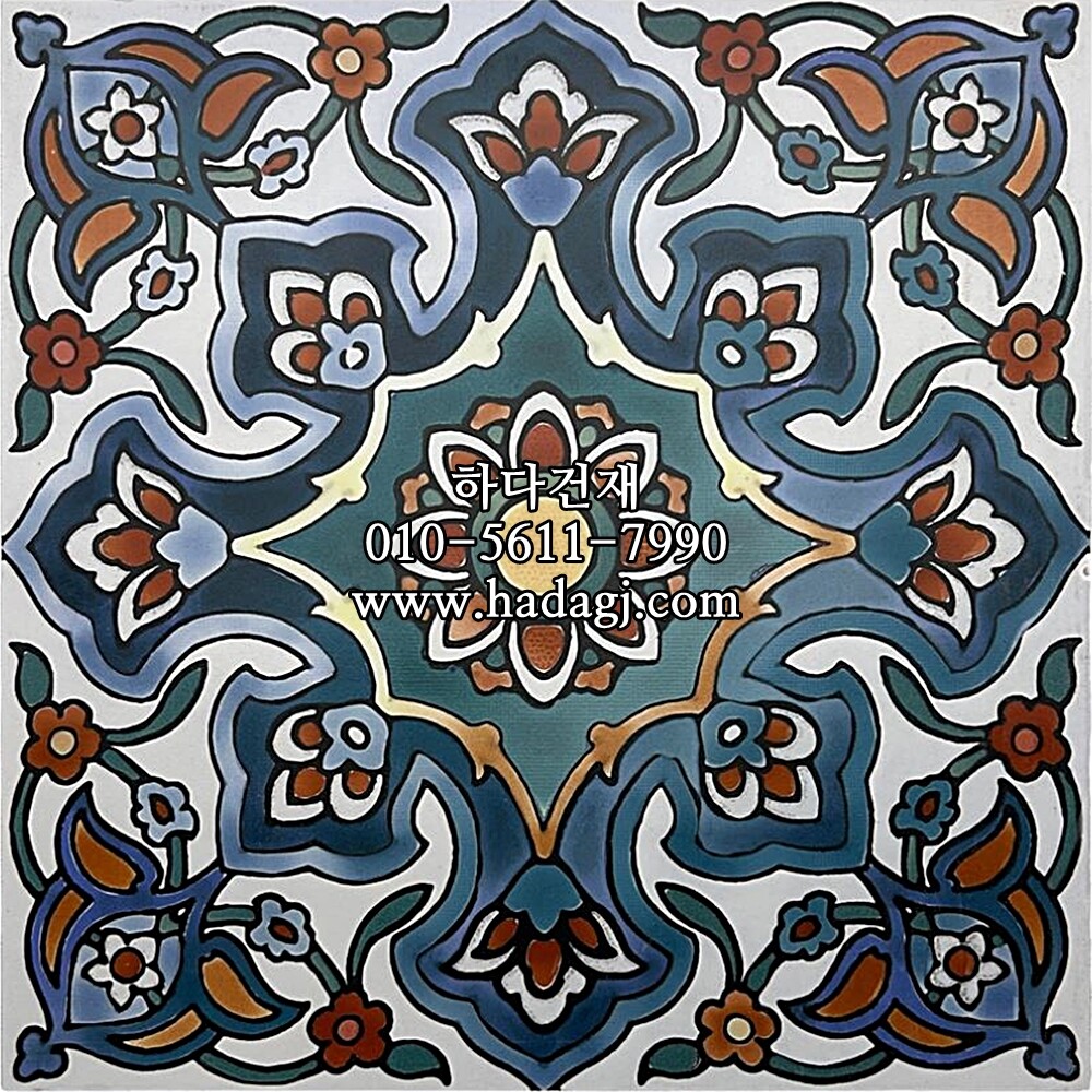 패턴 도기질타일 I-CHEVAUX ART 300x300 / 하다건재