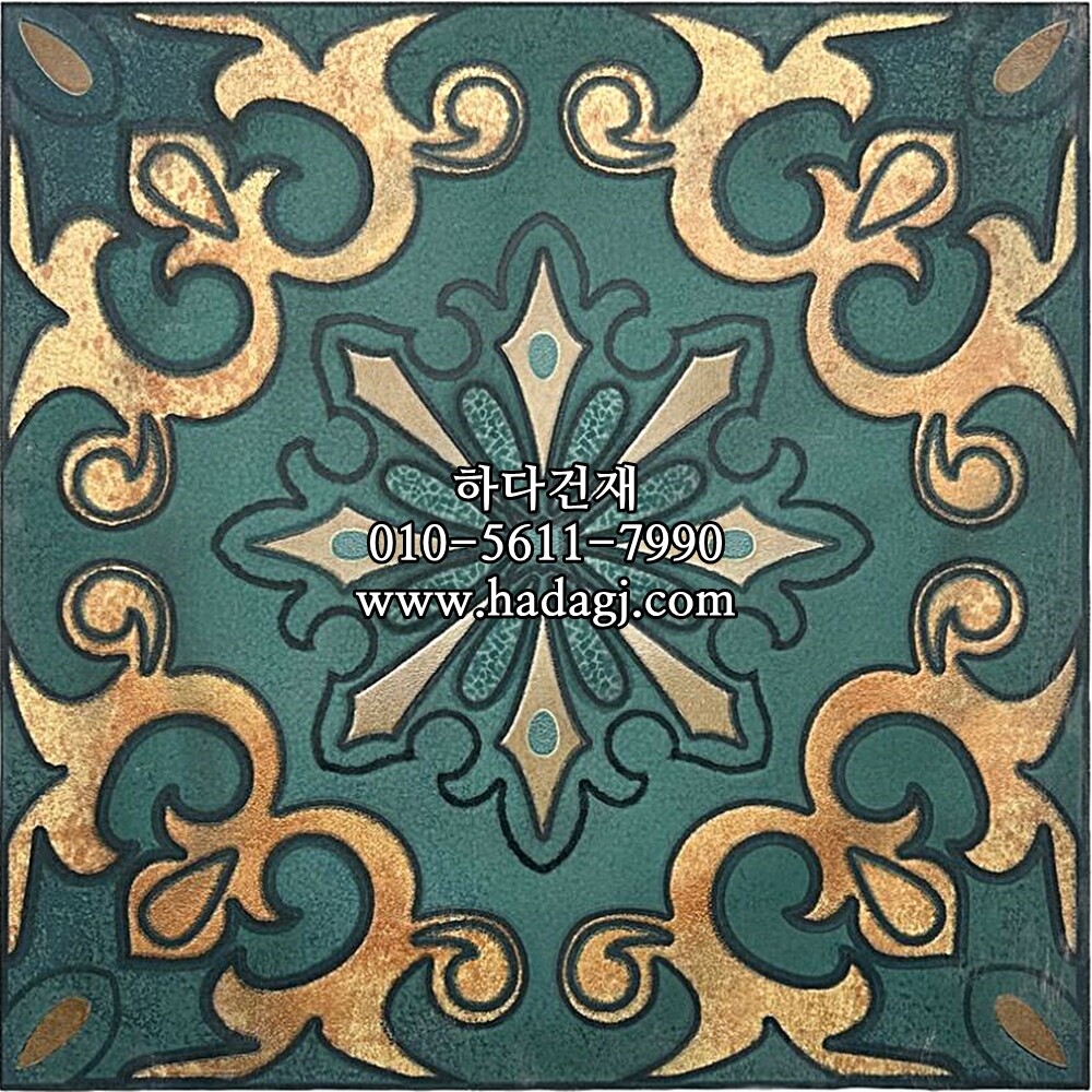 패턴 도기질타일 K-VIENNA FLORAL 300x300 / 하다건재
