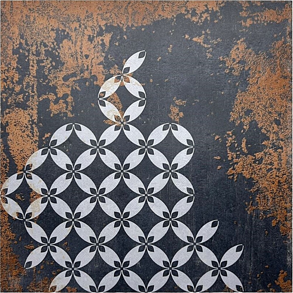 패턴 도기질타일 I-DAOUS CARAMEL 300x300 / 하다건재