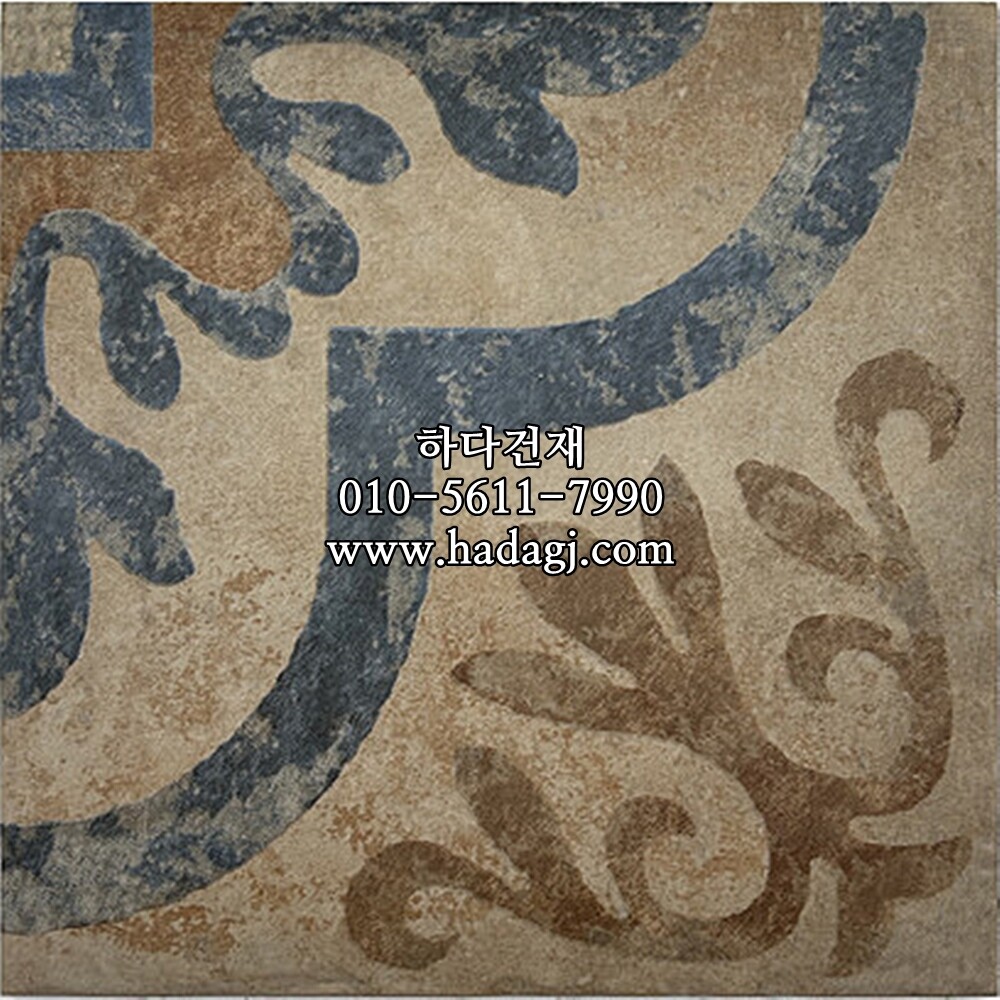 패턴 자기질타일 AMERICAN NEWTON 225x225x11T / 하다건재 스페인타일