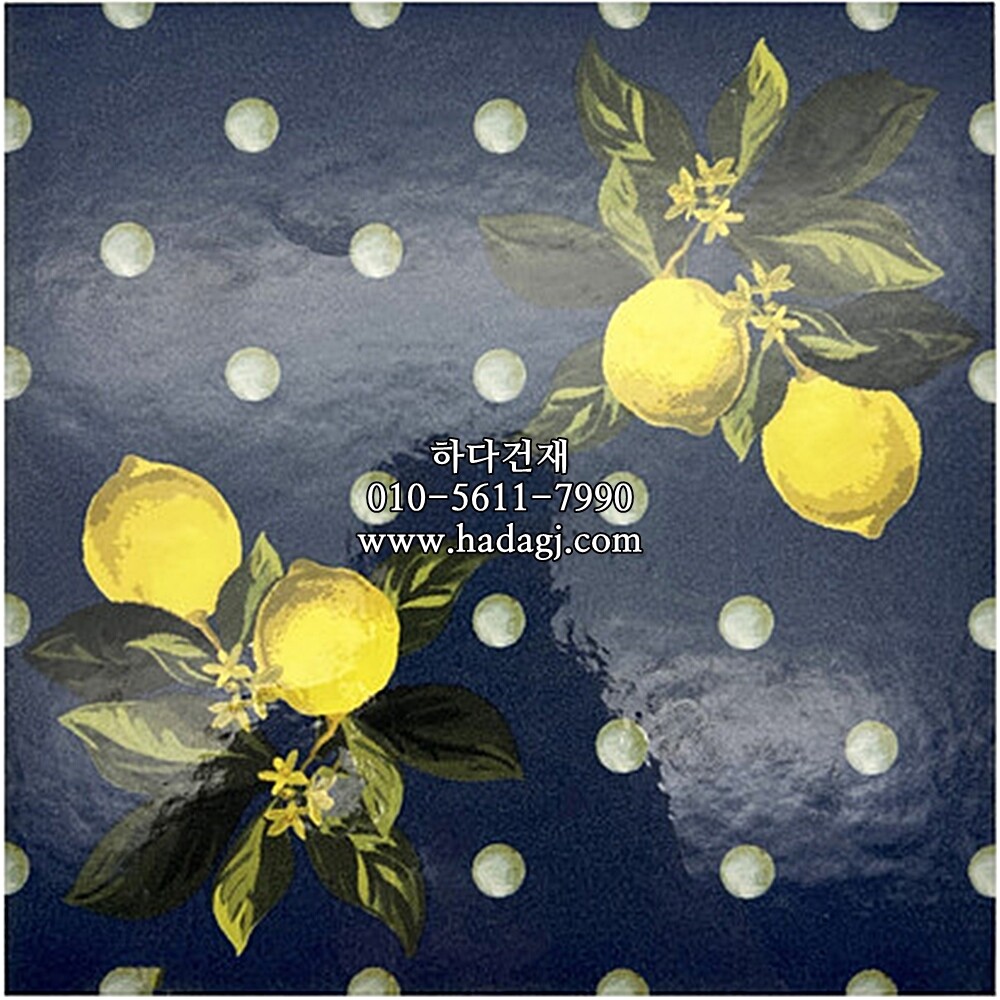 패턴 자기질타일 GIARDINO BLU. MIX LUC 200x200x10T / 하다건재