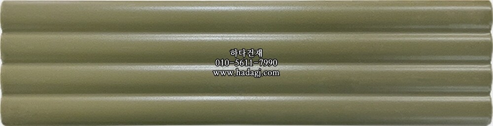 인도타일 75x300x10T 그린 무광 도기질 세라믹타일 / 하다건재