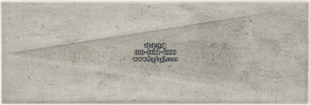 인도타일 75x225x10T 문그레이 데코 유광 도기질 세라믹타일 plaka moon gray deco / 하다건재