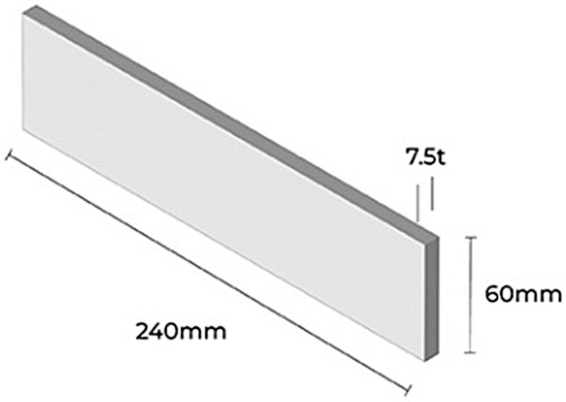 자기질타일 60x240x7.5T 빈티지그레이 유광 세라믹타일 / 하다건재