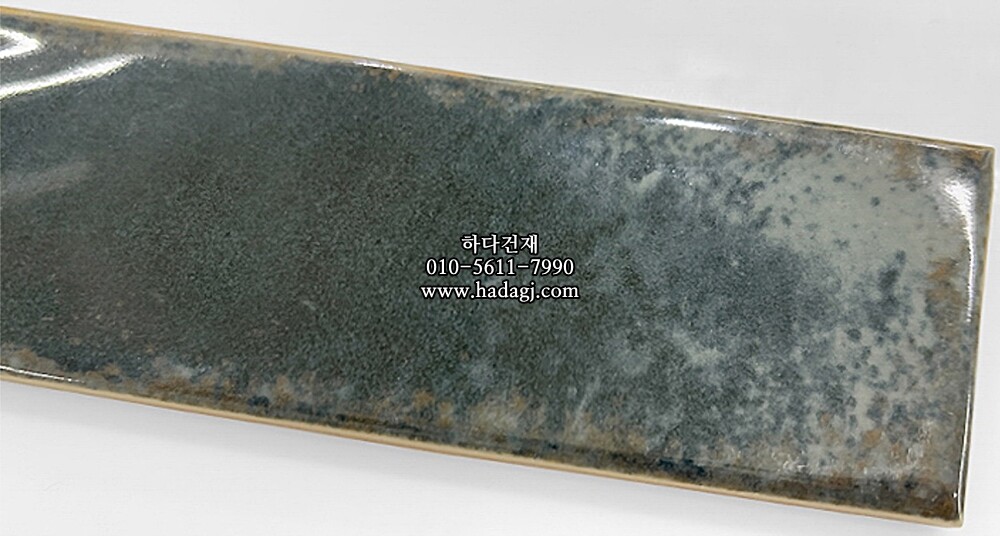 자기질타일 60x240x7.5T 빈티지블루 유광 세라믹타일 / 하다건재