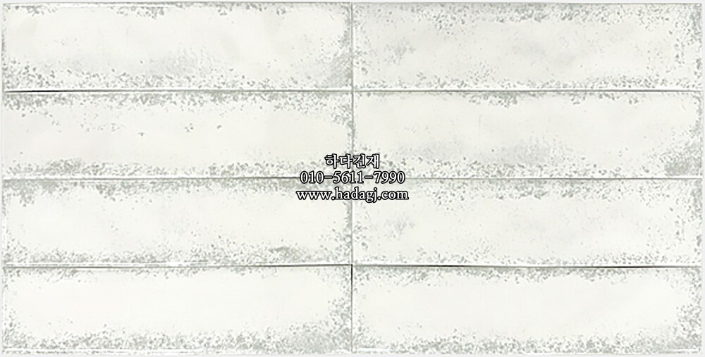 자기질타일 60x240x7.5T 빈티지화이트 유광 세라믹타일 / 하다건재