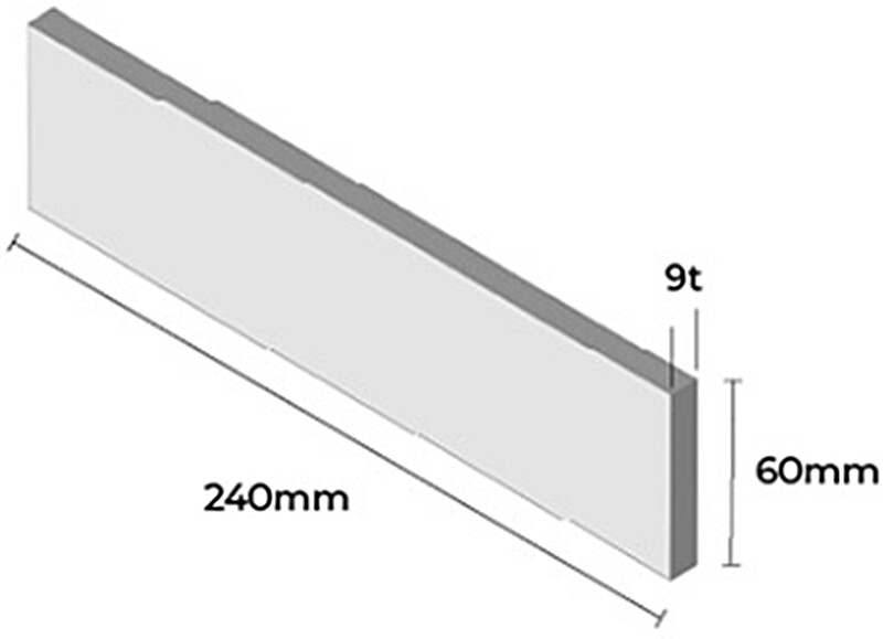 자기질타일 60x240x9T VR아이보리 무광 세라믹타일 / 하다건재