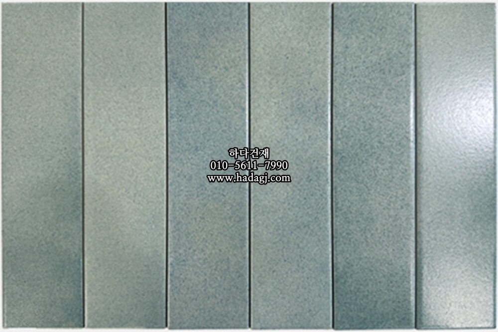 자기질타일 60x240x9T VR블루 무광 세라믹타일 / 하다건재