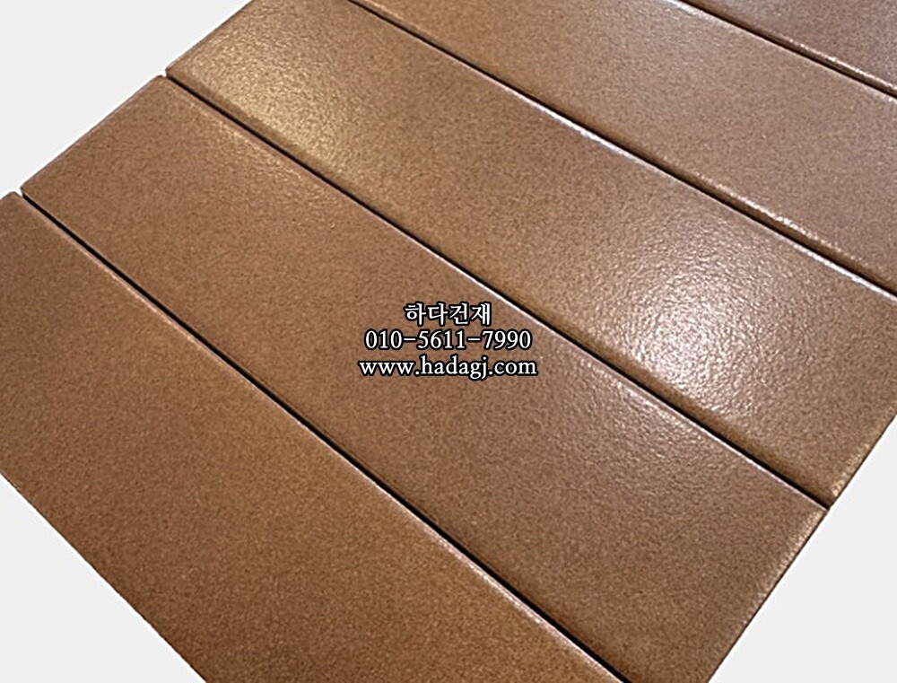 자기질타일 60x240x9T VR테라코타 무광 세라믹타일 / 하다건재
