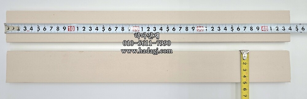 테라코타 점토롱타일 440x50x12T 실측사이즈입니다 / 하다건재