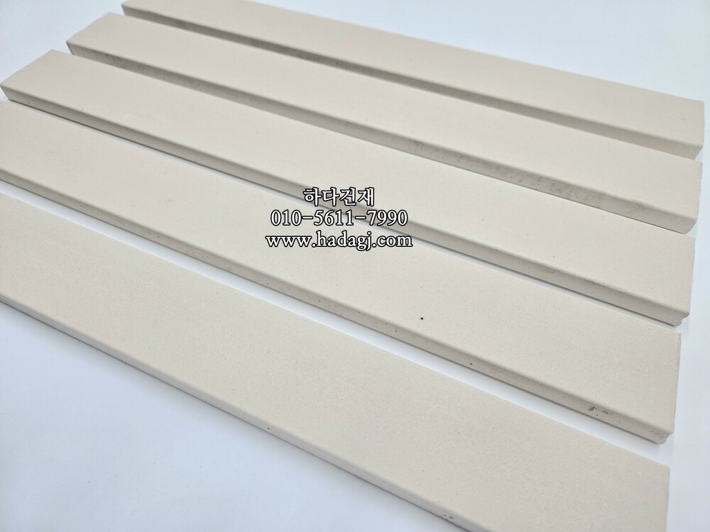테라코타 점토롱타일 440x50x12T 화이트아이보리 / 하다건재