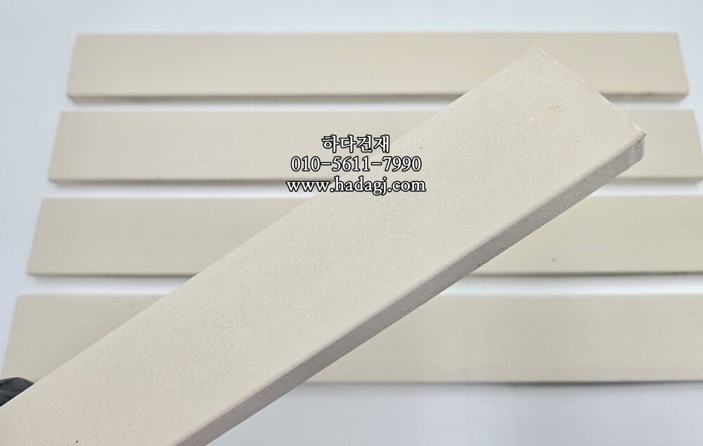 테라코타 점토롱타일 440x50x12T 화이트아이보리 / 하다건재