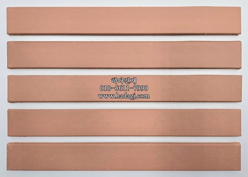 테라코타 점토롱타일 440x50x12T 레드 / 하다건재