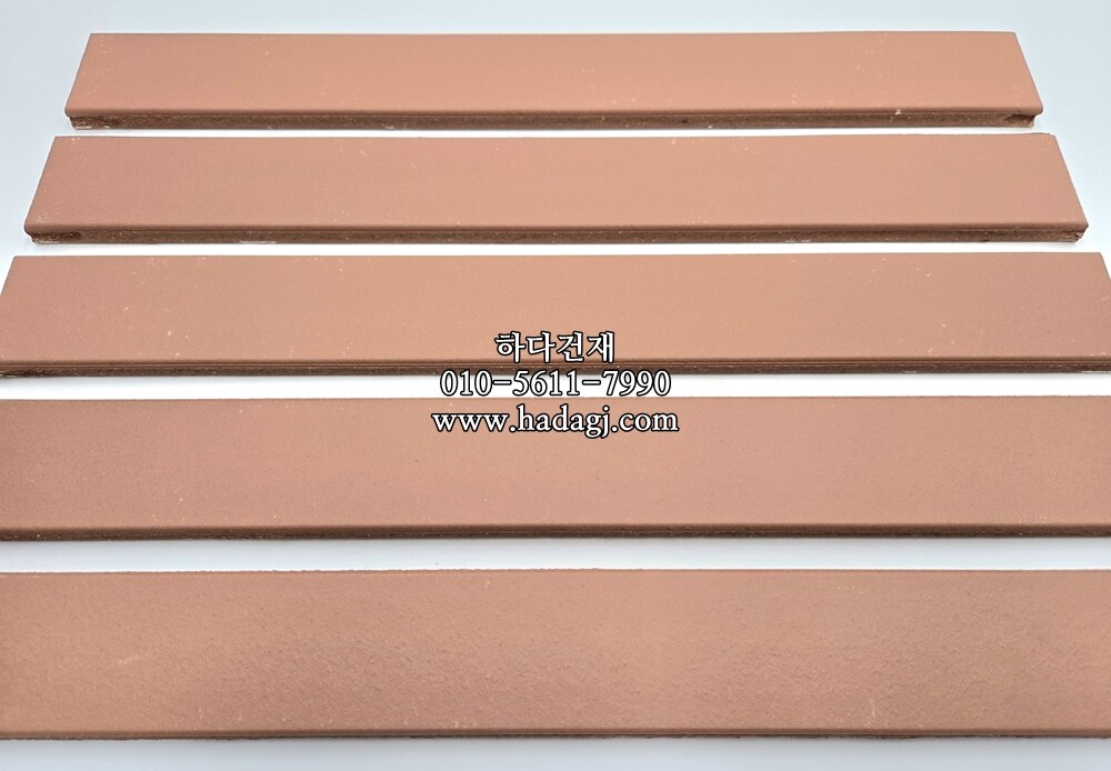 테라코타 점토롱타일 440x50x12T 레드 / 하다건재