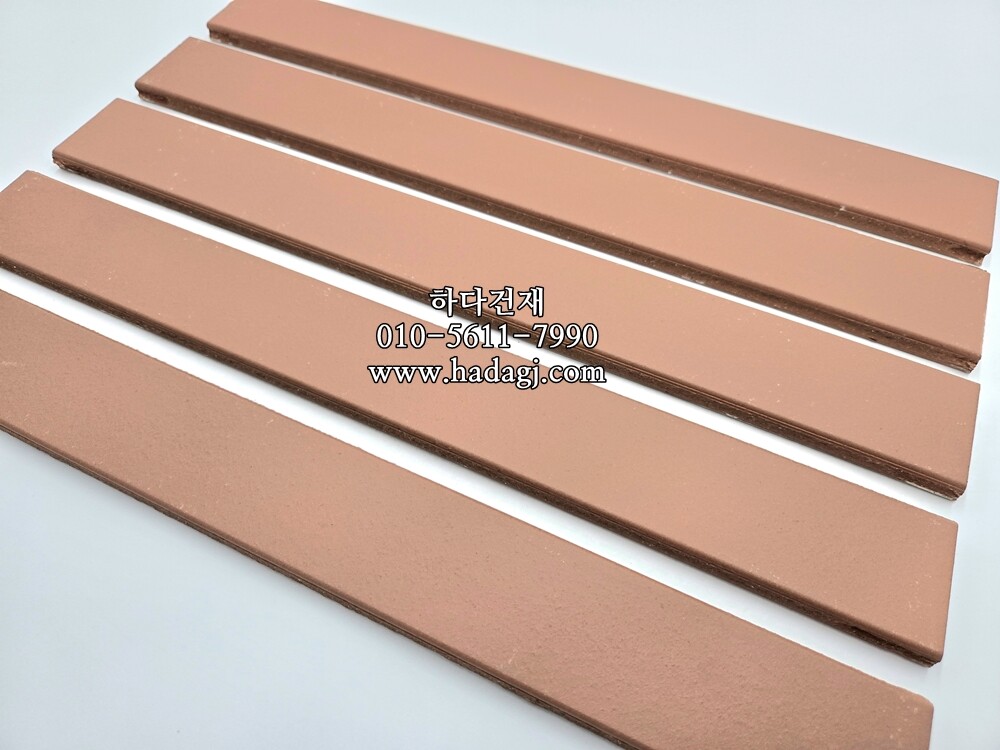 테라코타 점토롱타일 440x50x12T 레드 / 하다건재