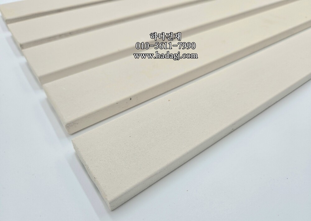 테라코타 점토롱타일 440x50x12T 화이트아이보리 / 하다건재