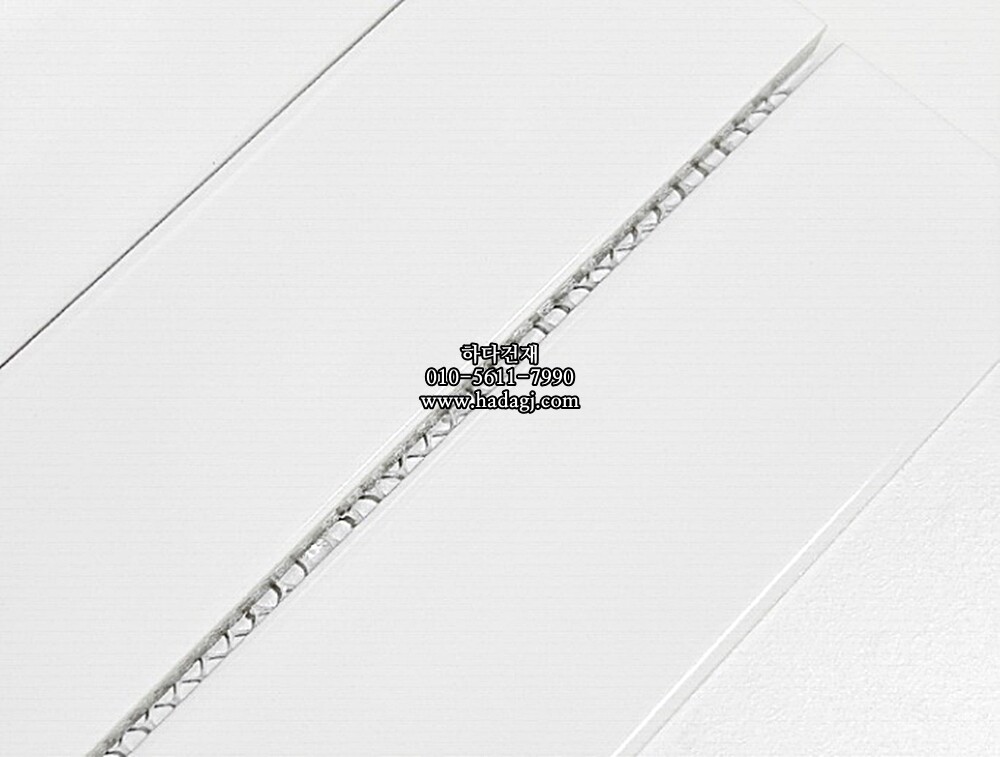 직사각 모자이크타일 45x195x7T 화이트 유광 자기질타일 / 하다건재