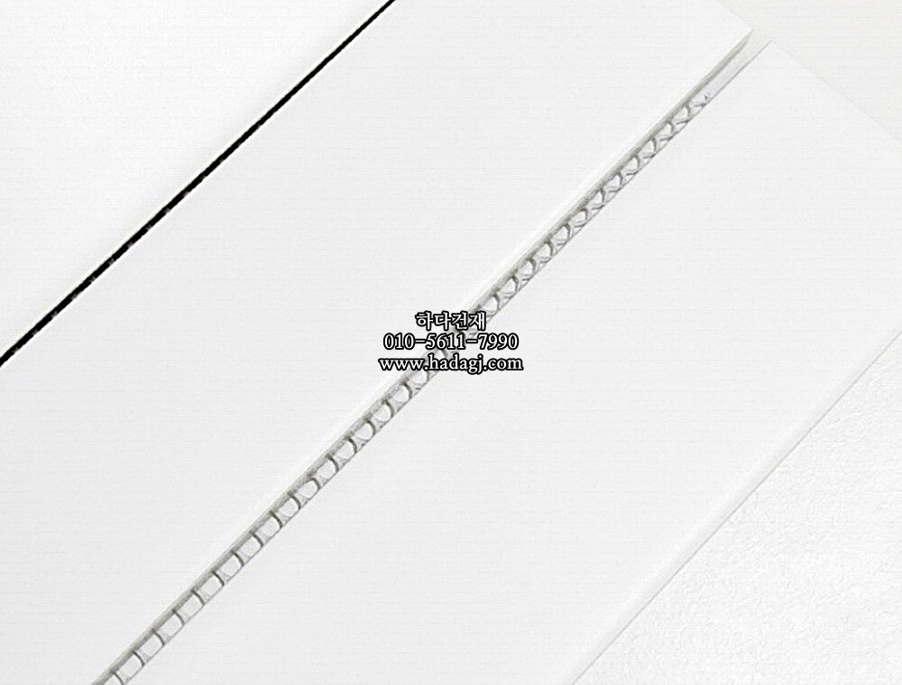직사각 모자이크타일 45x195x7T 화이트 무광 자기질타일 / 하다건재