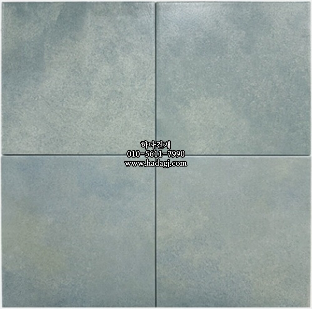 자기질타일 200x200x9T 블루 무광 정사각 / 하다건재