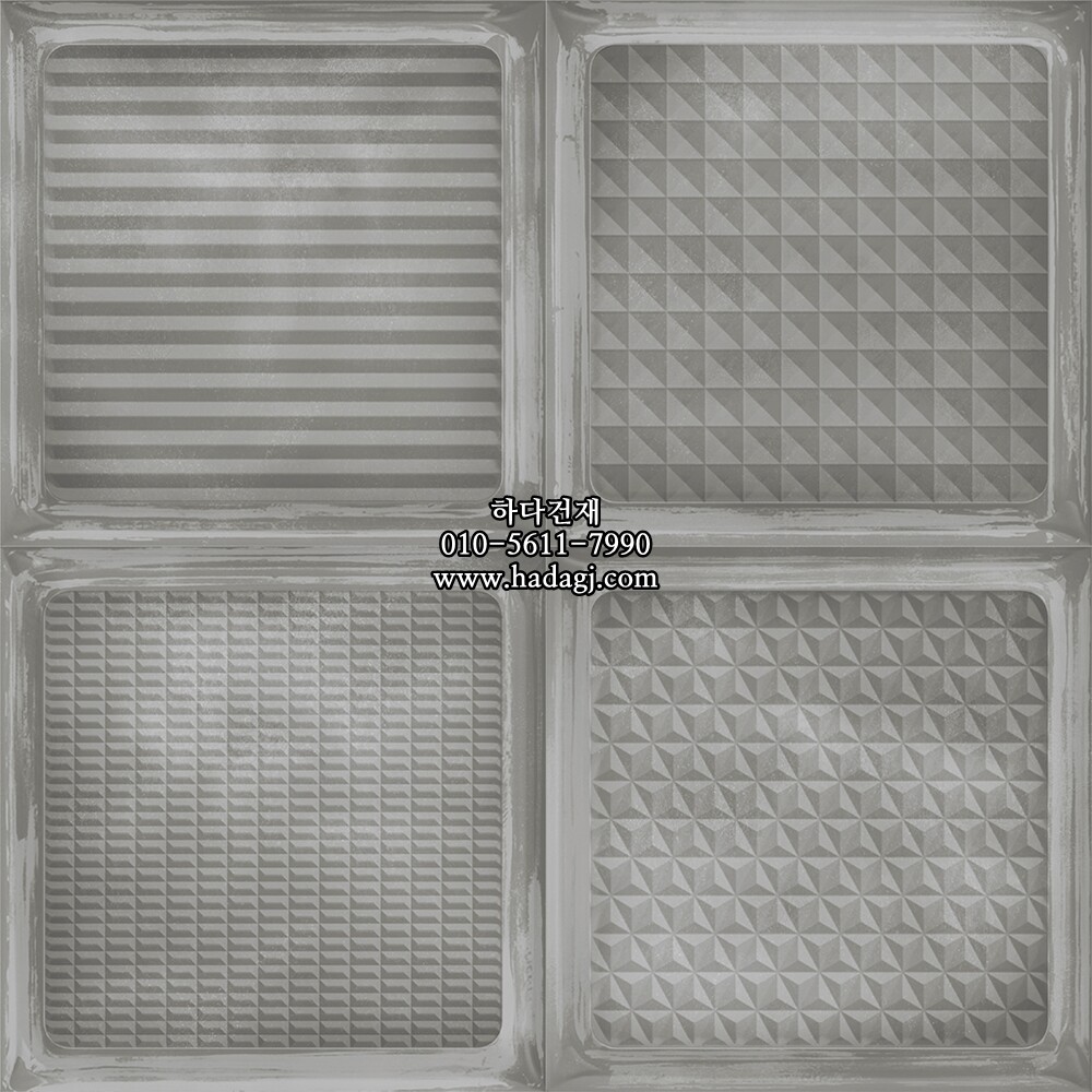 인도타일 200x200x8T 그레이 데코 도기질 세라믹타일 iceage / 하다건재