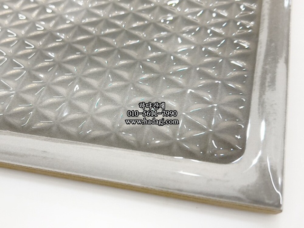 인도타일 200x200x8T 그레이 데코 도기질 세라믹타일 iceage / 하다건재