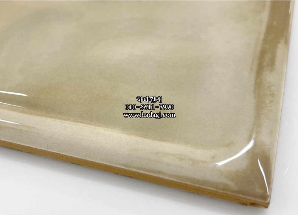 인도타일 200x200x8T 베이지 도기질 세라믹타일 iceage / 하다건재