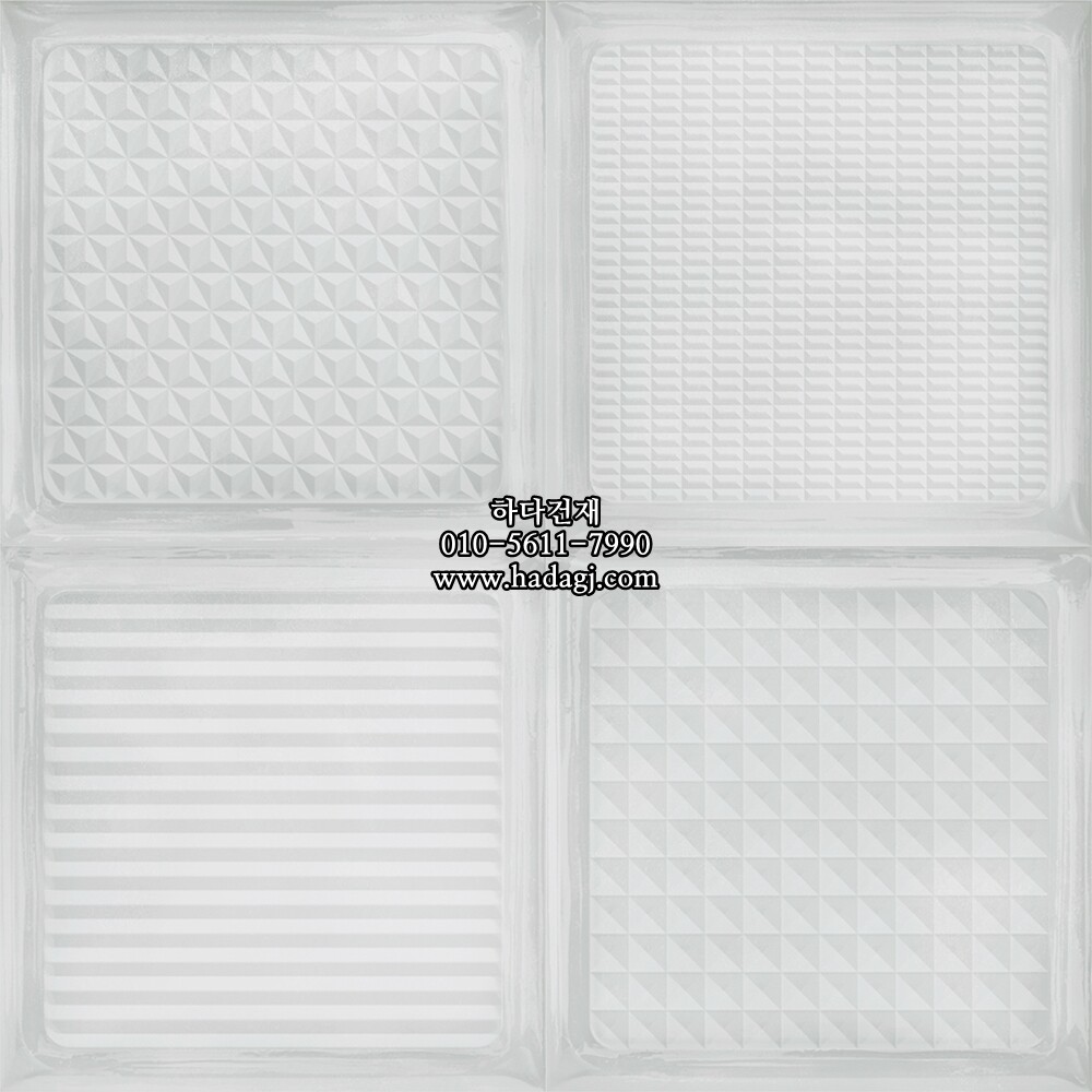 인도타일 200x200x8T 화이트 데코 도기질 세라믹타일 iceage / 하다건재