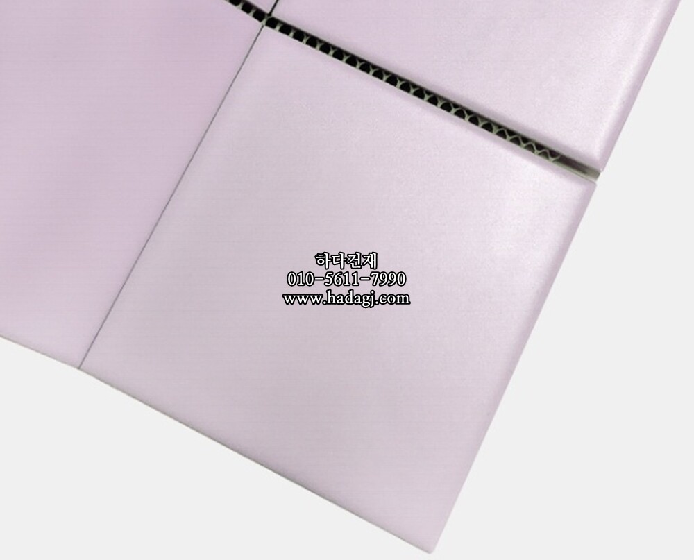 정사각 모자이크타일 97x97x6T 라일락퍼플 무광 자기질타일 / 하다건재