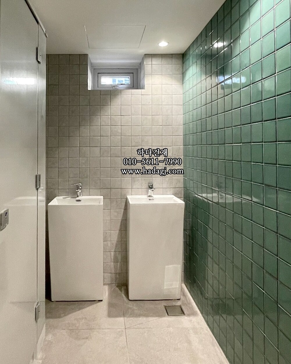 패턴 정사각 모자이크타일 97x97x6T 문 비앙코 무광 자기질타일 MOON BIANCO / 하다건재