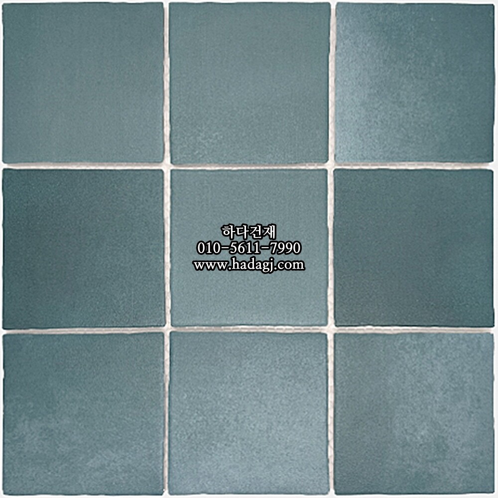 정사각 모자이크타일 95x95x8T 젤라또 소다 무광 자기질타일 / 하다건재