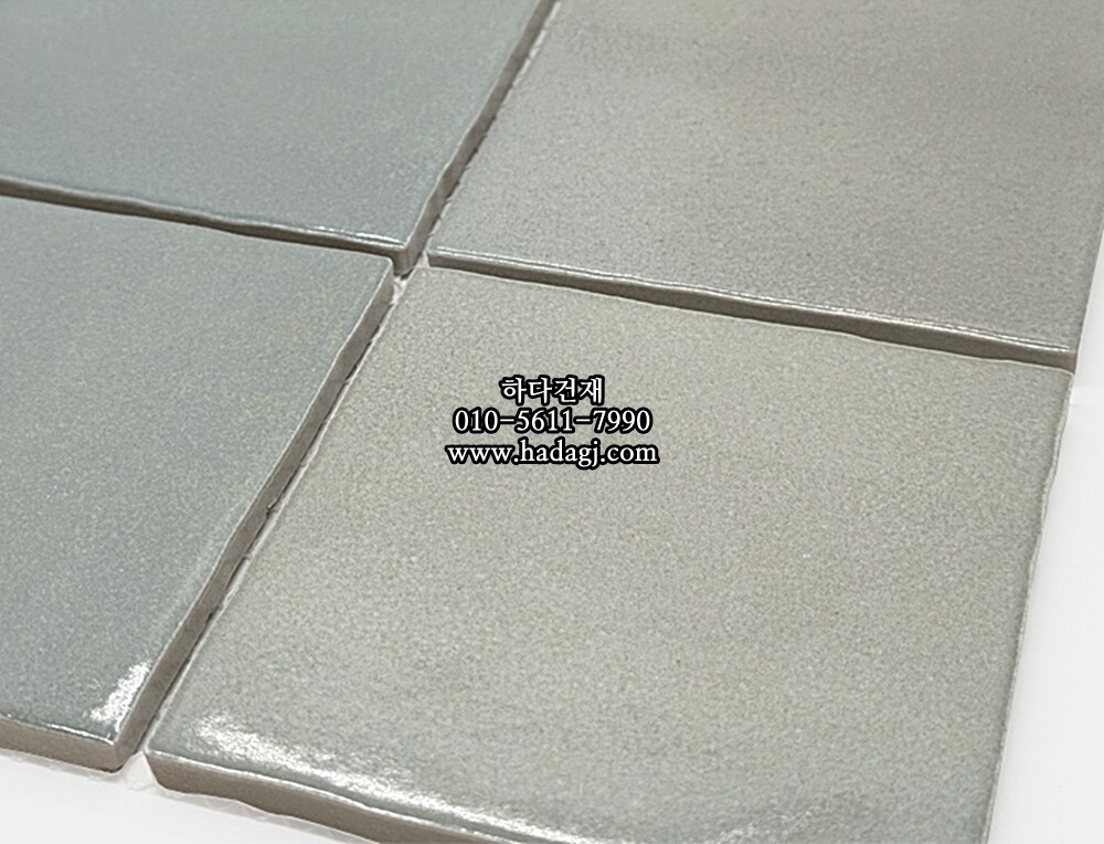 정사각 모자이크타일 95x95x8T 젤라또 솜사탕 유광 자기질타일 / 하다건재