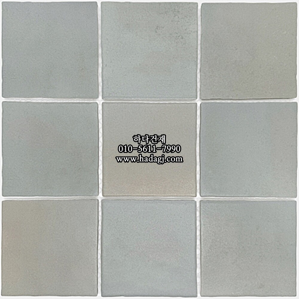 정사각 모자이크타일 95x95x8T 젤라또 솜사탕 무광 자기질타일 / 하다건재