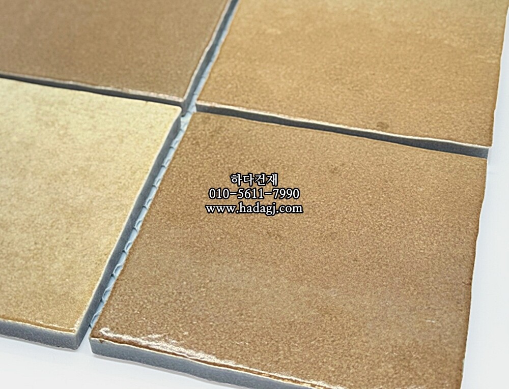 정사각 모자이크타일 95x95x8T 젤라또 인절미 유광 자기질타일 / 하다건재