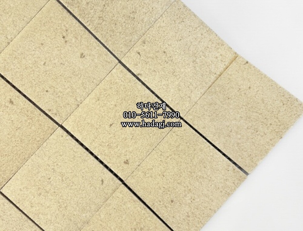 정사각 모자이크타일 48x48x6T 루나 베이지 무광 자기질타일 LUNA BEIGE / 하다건재