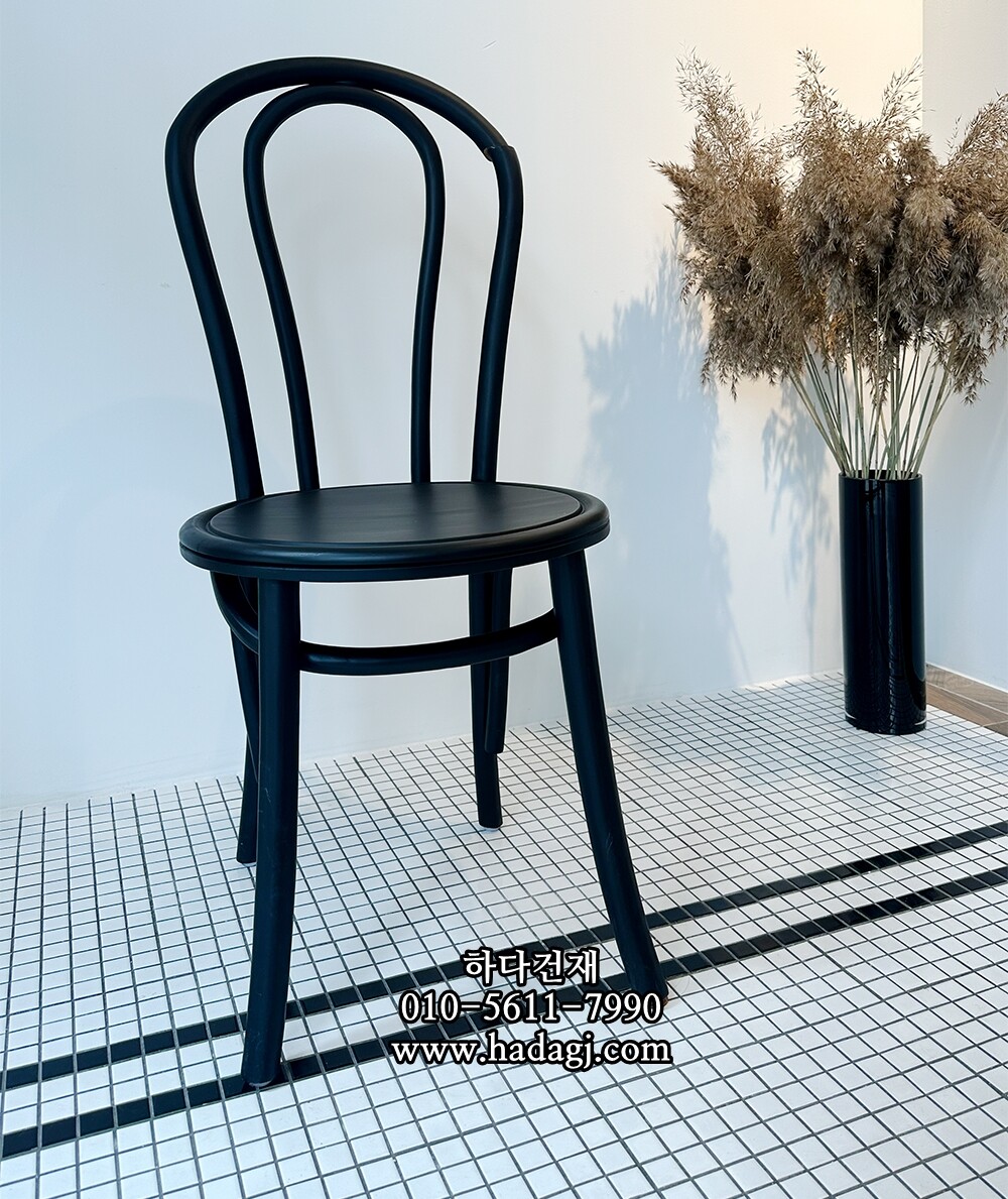 정사각 모자이크타일 25x25x5.5T 블랙 유광 자기질타일 / 하다건재