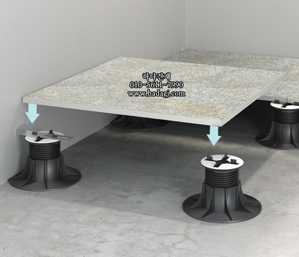 페데스탈타일 슬레이트 스타리버 600x600x20T 600x1200x20T 타우페 포세린타일 / 하다건재