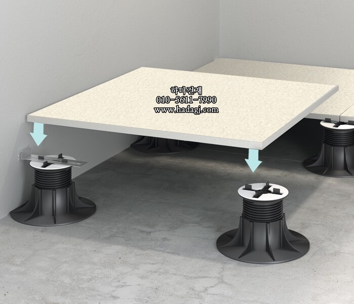 페데스탈타일 마블 투스카니 크림 600x600x20T 포세린타일 / 하다건재