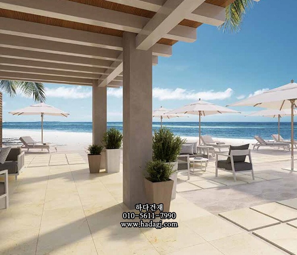 페데스탈타일 마블 스패니쉬 베이지 600x600x20T 포세린타일 / 하다건재