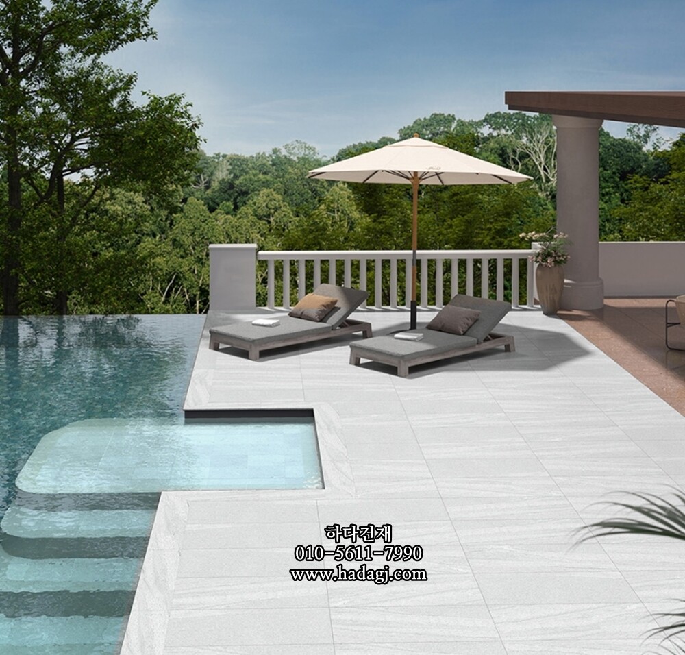 페데스탈타일 돌로마이트 알파인블루 600x600x20T 600x1200x20T 포세린타일 / 하다건재