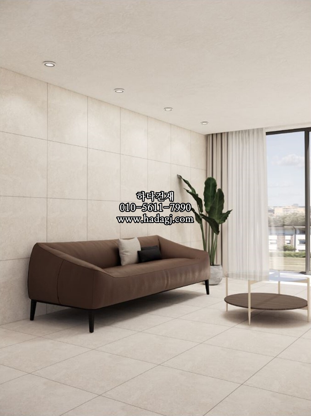 600x600 폴리싱타일 델리카토 베이지 유광 GP7082 / 하다건재