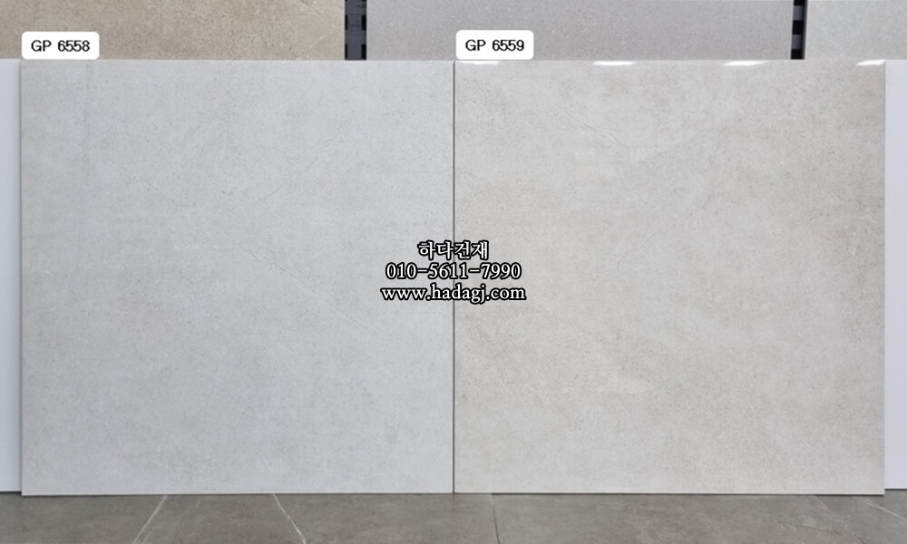 600x600 폴리싱타일 아이보리 계열 유광 GP6559 / 하다건재