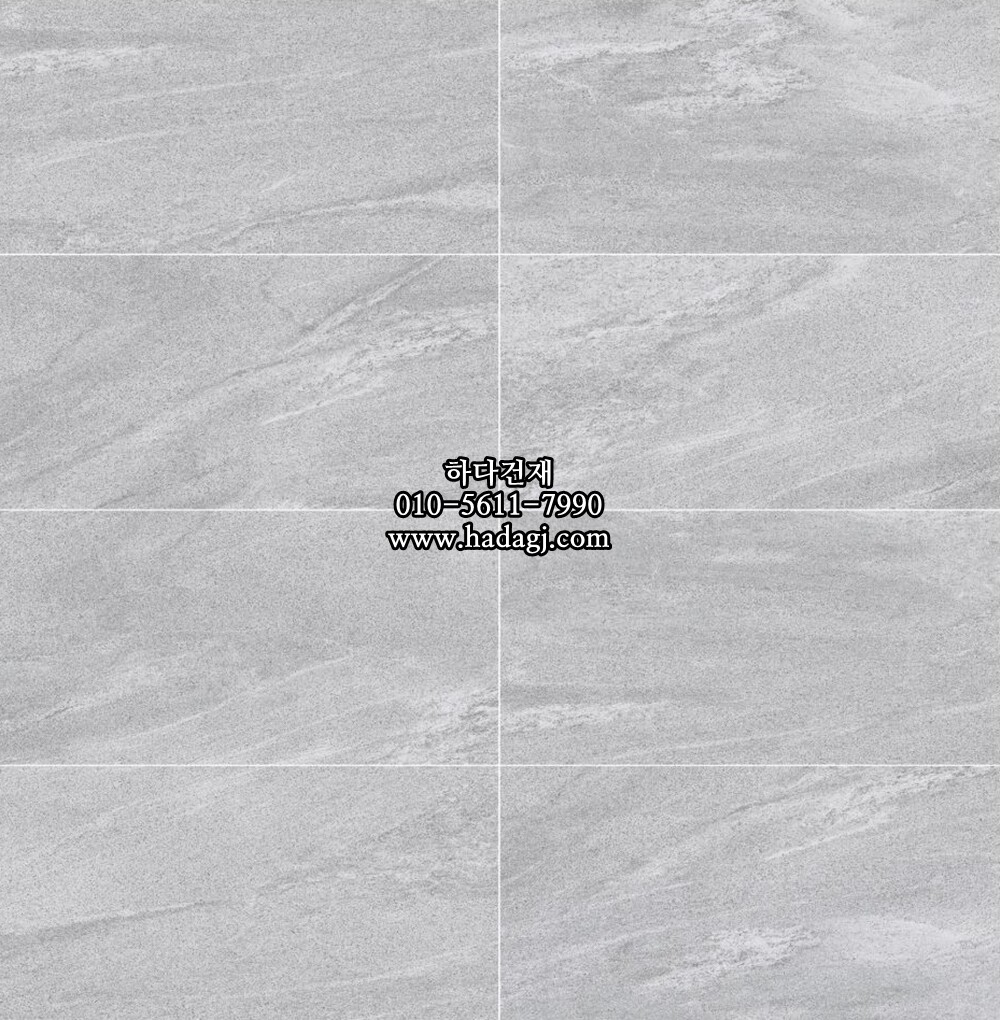 300x600 도기질타일 36D928 랜덤스톤 다크그레이 무광 / 하다건재 세라믹타일