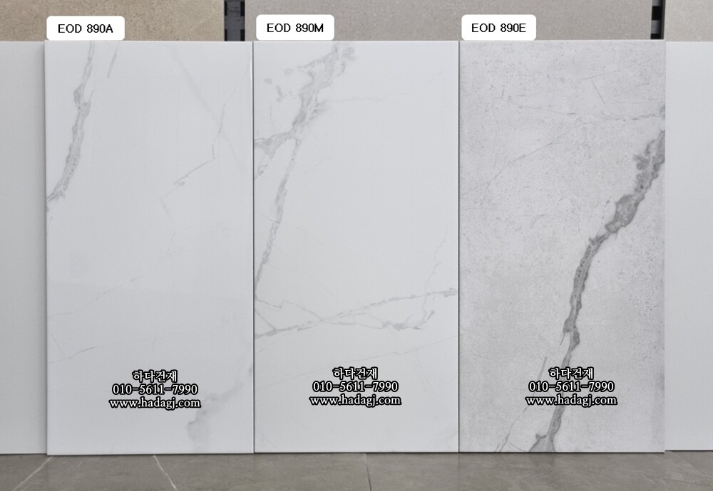 300x600 도기질타일 비앙코유광 EOD890A / 하다건재 세라믹타일
