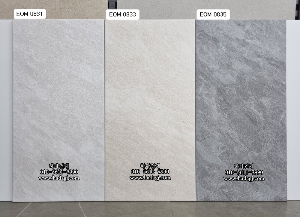 300x600 도기질타일 아이보리 무광 EOM0833 / 하다건재 세라믹타일
